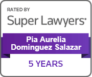 Rated By Super Lawyers Pia Aurelia Dominguez Salazar 5 Years